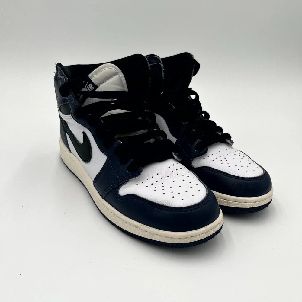 Nike Air Jordan 1 Retro High OG GS Midnight Navy FD1437-401 Kids 5 Sneaker Blue